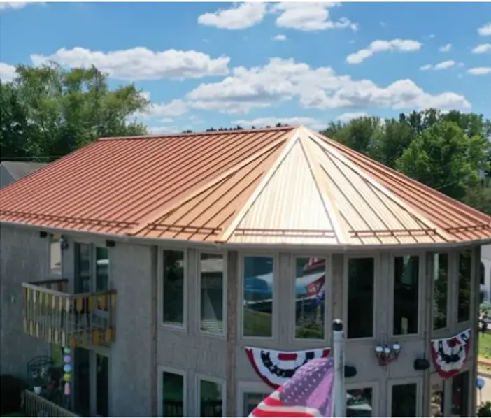 Tarping and dry-in on a The Reserve at Shiloh Creek commercial roof